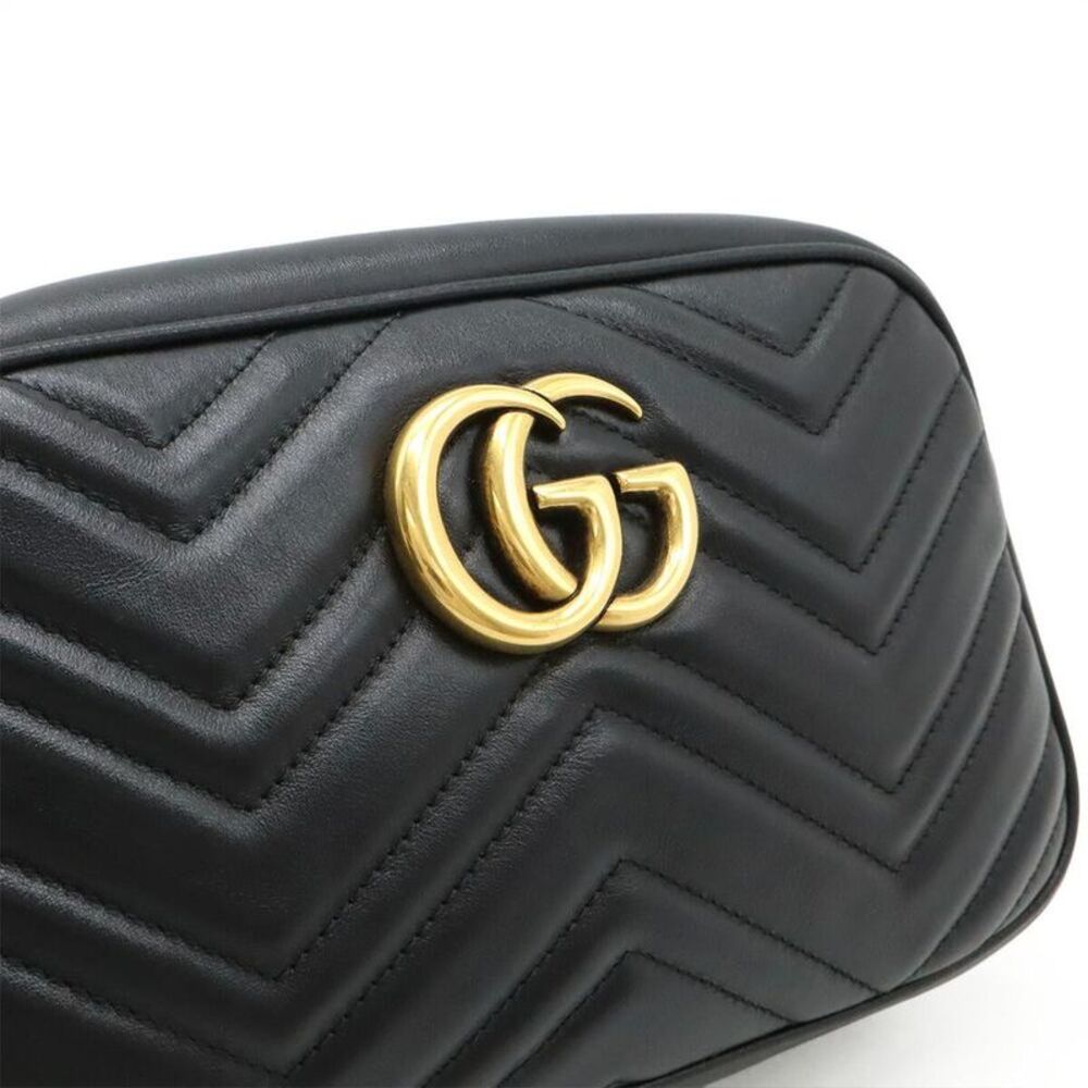 Pre Loved gucci Marmont Shoulder Bag Women black | black Shoulder Bags - Picture 8 of 8